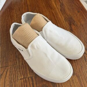 Vans Classic White Slip-On Loafers